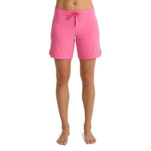 NWT Roxy Womens Sunset Board Shorts Pink 7" Inseam Quick Dry Swim Shorts Small
